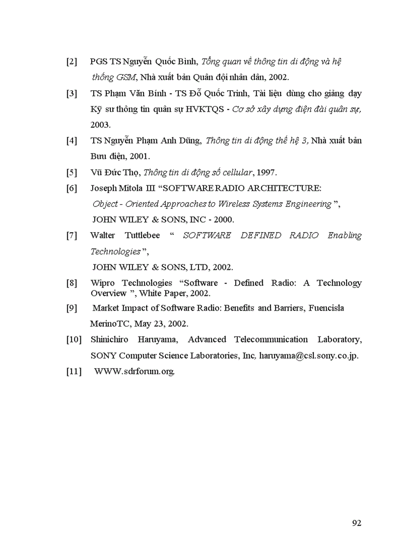 image for page Đồ Án Tốt Nghiệp Nghiên cứu về sdr và ứng dụng