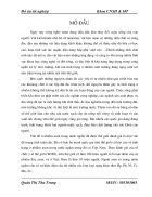 Tổng hợp vật liệu nano composite từ tính Fe3O4 MnO2 Xác định các đặc trưng và hiệu ứng oxy hoá hấp phụ Asen Crôm của vật liệu