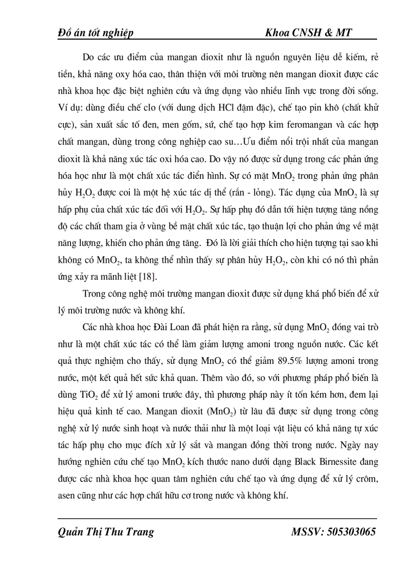 image for page Tổng hợp vật liệu nano composite từ tính Fe3O4 MnO2 Xác định các đặc trưng và hiệu ứng oxy hoá hấp phụ Asen Crôm của vật liệu