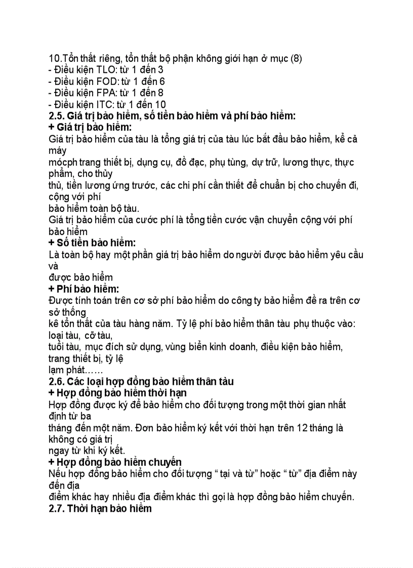 image for page Tiểu luận Thị trường bảo hiểm thân tàu tại Việt Nam