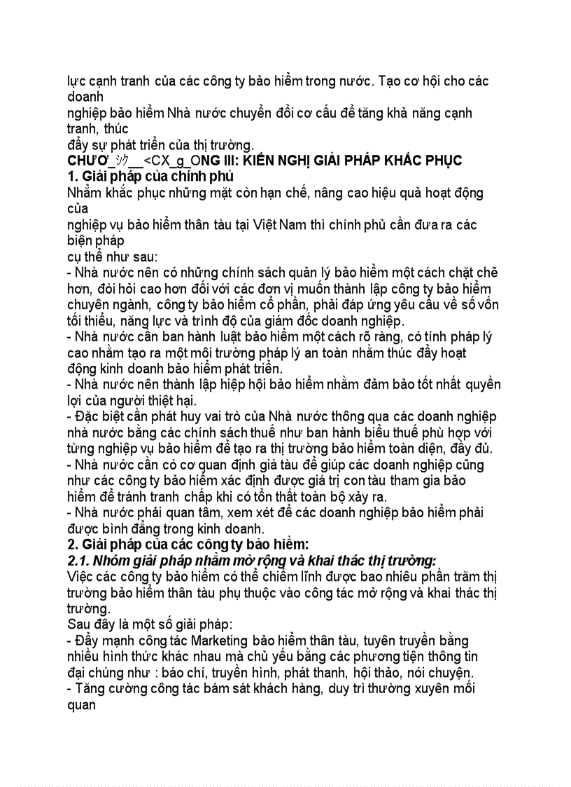 image for page Tiểu luận Thị trường bảo hiểm thân tàu tại Việt Nam