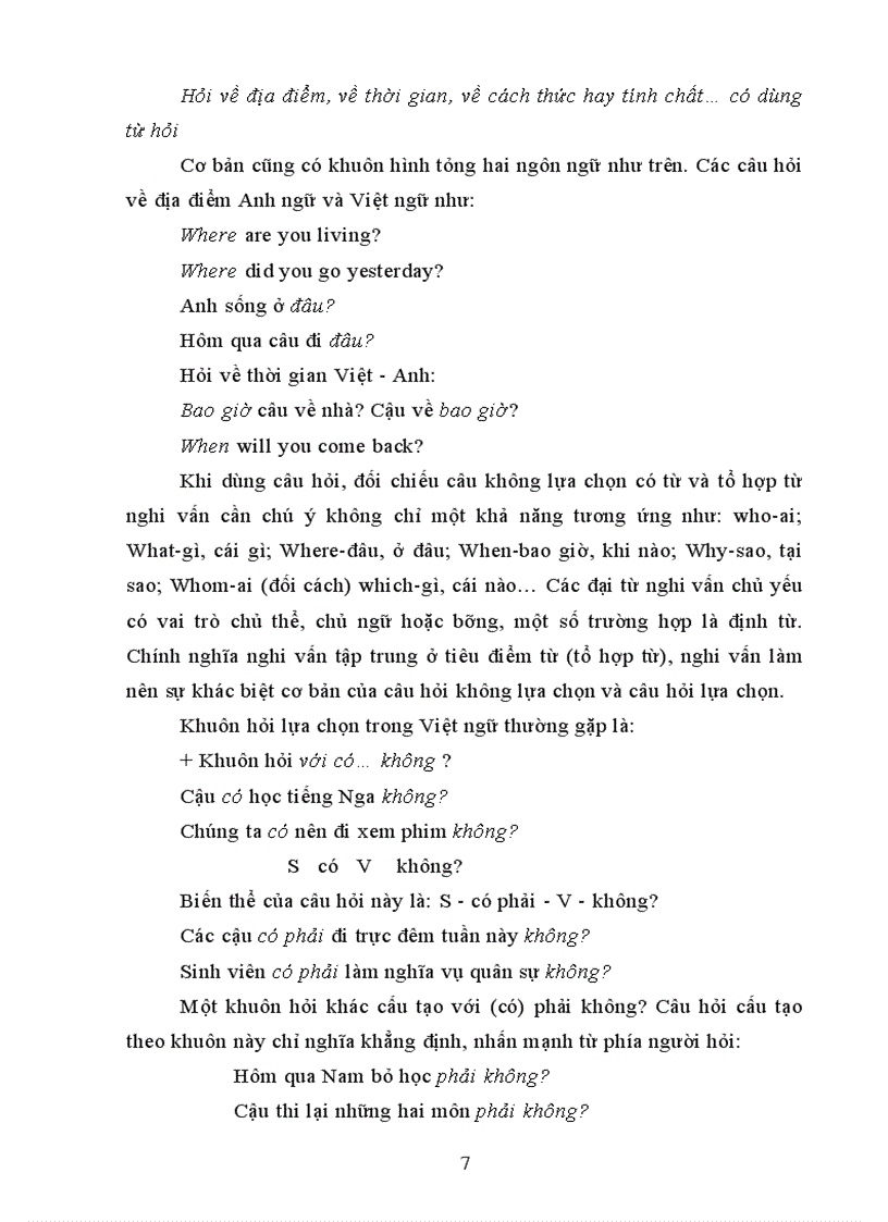 image for page Đối chiếu câu phủ định việt anh