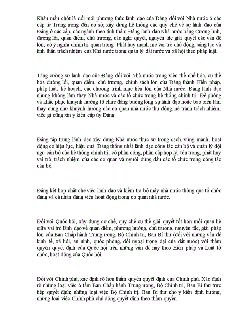 image for page Báo cáo của Ban Chấp hành T Ư Đảng khóa IX về Công tác xây dựng Đảng tại Đại hội X của Đảng