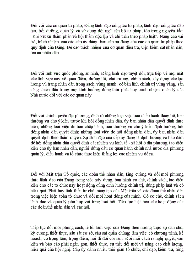 image for page Báo cáo của Ban Chấp hành T Ư Đảng khóa IX về Công tác xây dựng Đảng tại Đại hội X của Đảng