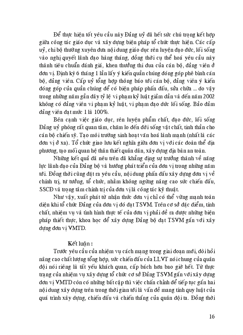 image for page Xây dựng đảng bộ trong sạch vững mạnh gắn với xây dựng đơn vị vững mạnh toàn diện