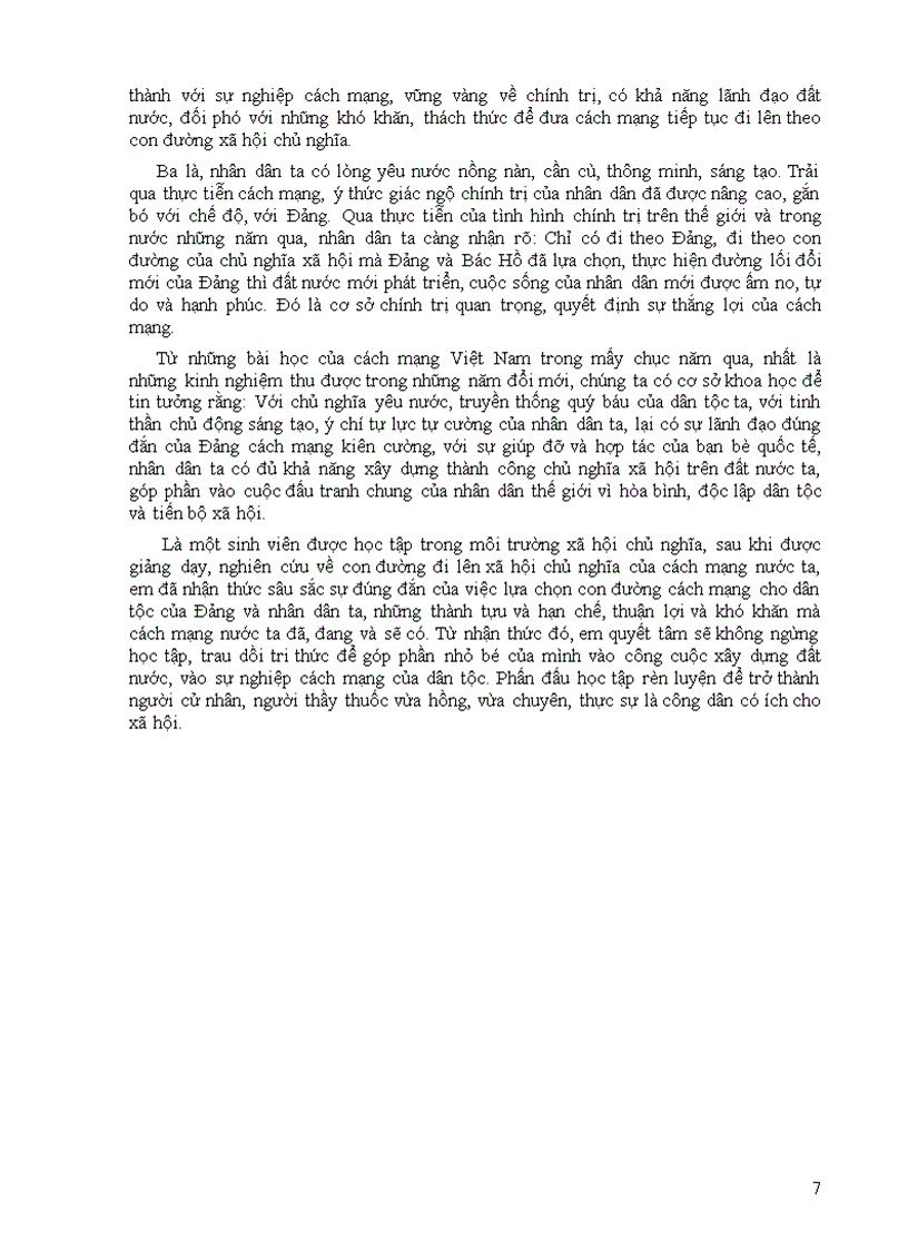 image for page Cảm tưởng về con đường đi lên Chủ nghĩa xã hội ở nước ta