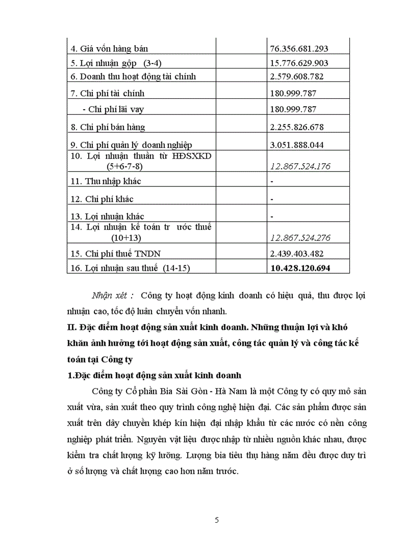 image for page Chuyên đề tốt nghiệp công tác kế toán chi phí sản xuất và tính giá thành sản phẩm bia tại Công ty Cổ phần Bia Sài Gòn Hà Nam
