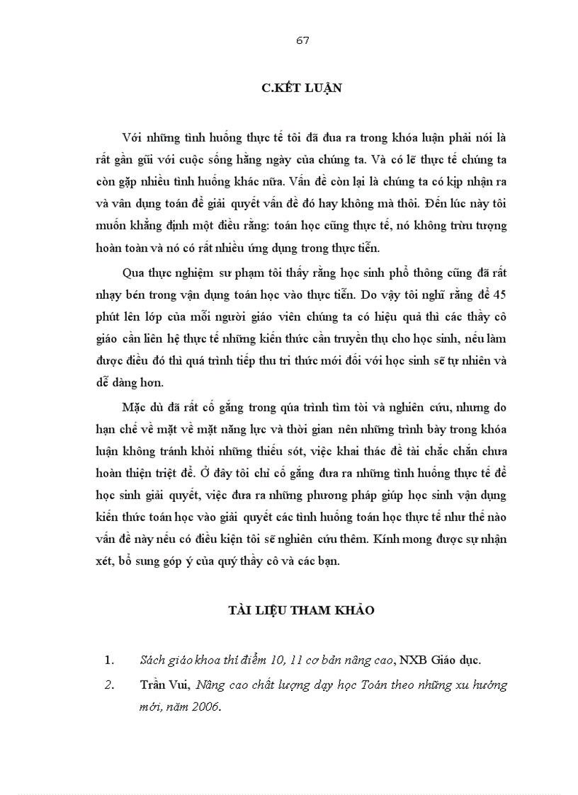image for page Khóa luận tốt nghiệp đhsp toán huế ứng dụng của toán học phổ thông vào thực tiễn