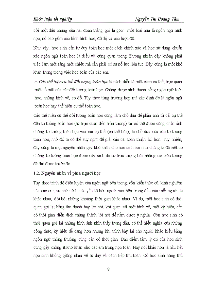 image for page KHÓA LUẬN TỐT NGHIỆP ĐHSP TOÁN HUẾ Giúp học sinh trung học phổ thông THPT vượt qua những sai lầm trong lập luận toán học phần đại số