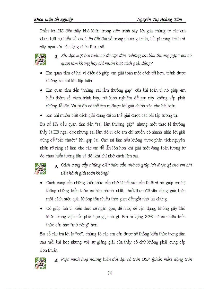 image for page KHÓA LUẬN TỐT NGHIỆP ĐHSP TOÁN HUẾ Giúp học sinh trung học phổ thông THPT vượt qua những sai lầm trong lập luận toán học phần đại số