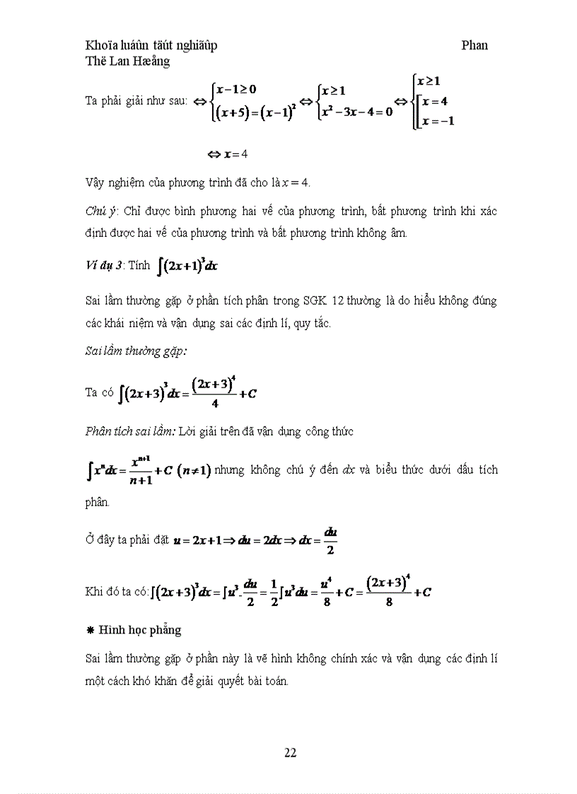 image for page KHÓA LUẬN TỐT NGHIỆP ĐHSP TOÁN HUẾ Giúp học sinh vượt qua những sai lầm trong lập luận toán học PHẦN HÌNH HỌC