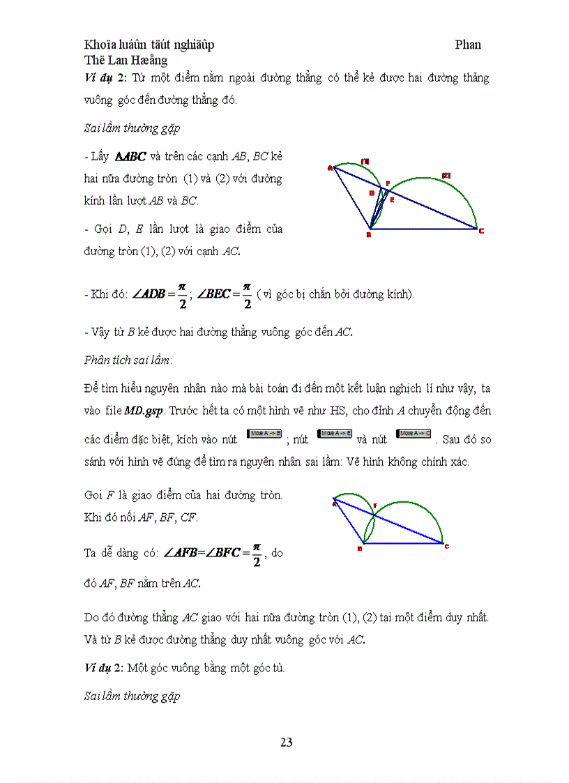 image for page KHÓA LUẬN TỐT NGHIỆP ĐHSP TOÁN HUẾ Giúp học sinh vượt qua những sai lầm trong lập luận toán học PHẦN HÌNH HỌC