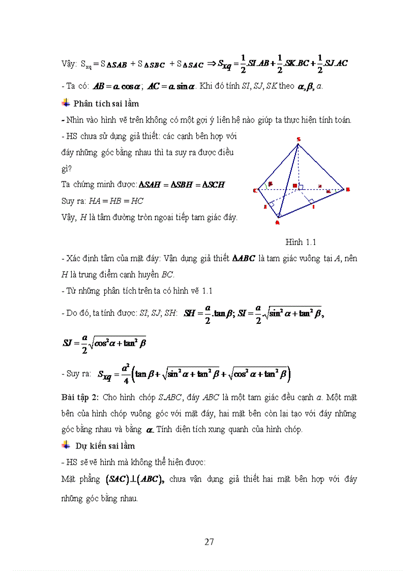image for page KHÓA LUẬN TỐT NGHIỆP ĐHSP TOÁN HUẾ Giúp học sinh vượt qua những sai lầm trong lập luận toán học PHẦN HÌNH HỌC