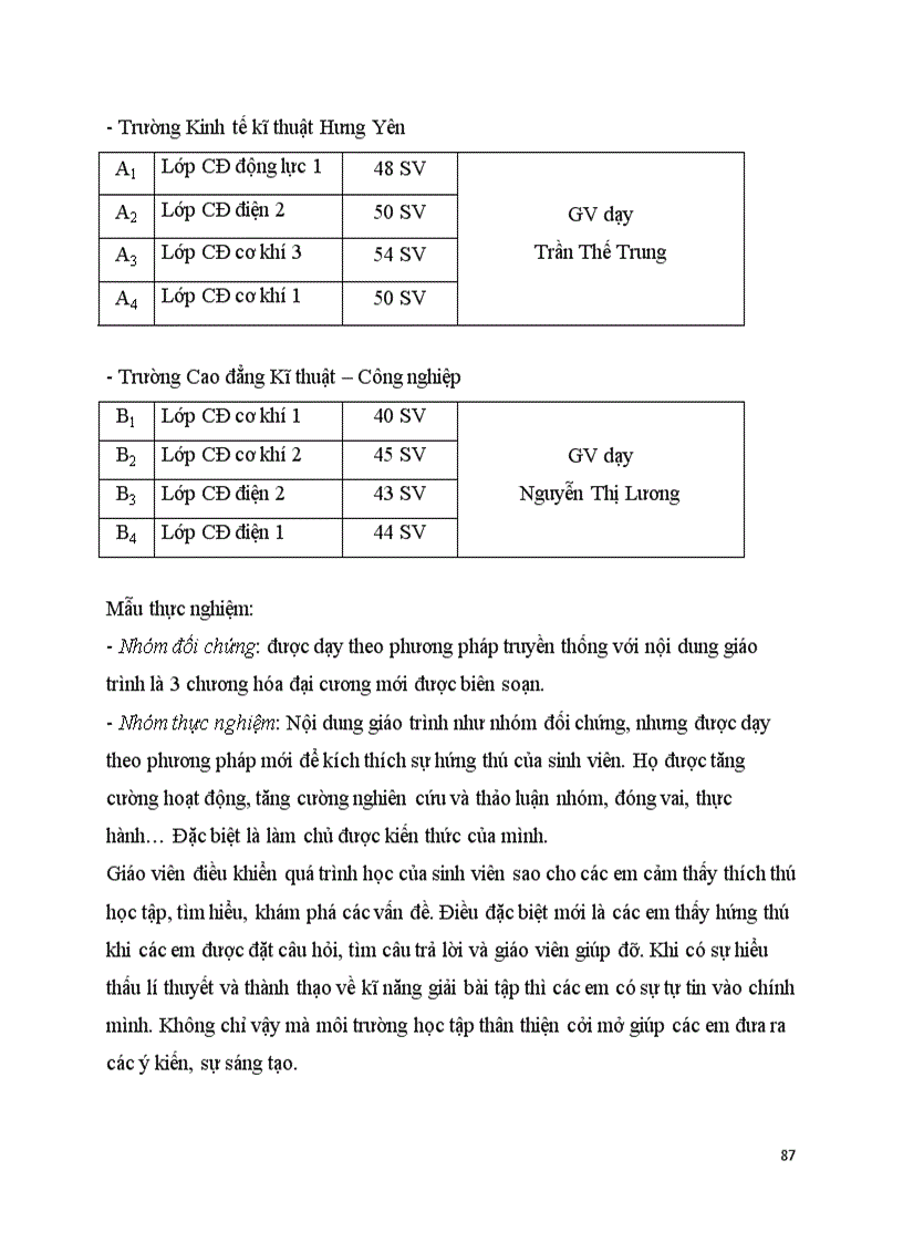 image for page Xây dựng nội dung và một số biện pháp nhằm tăng cường năng lực nhận thức cho sinh viên trong dạy học hóa học đại cương trường cao đẳng kĩ thuật công nghiệp tỉnh bắc giang