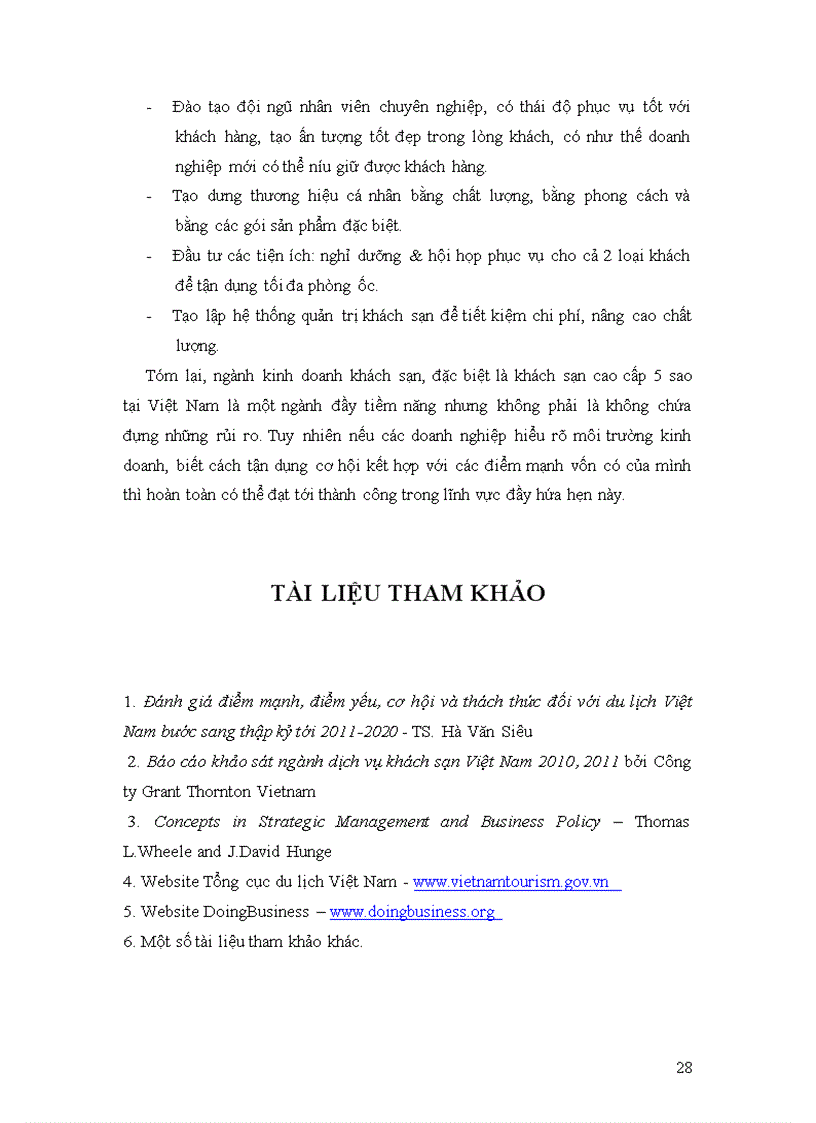 image for page Phân tích môi trường kinh doanh ngành kinh doanh khách sạn 5 sao ở việt nam