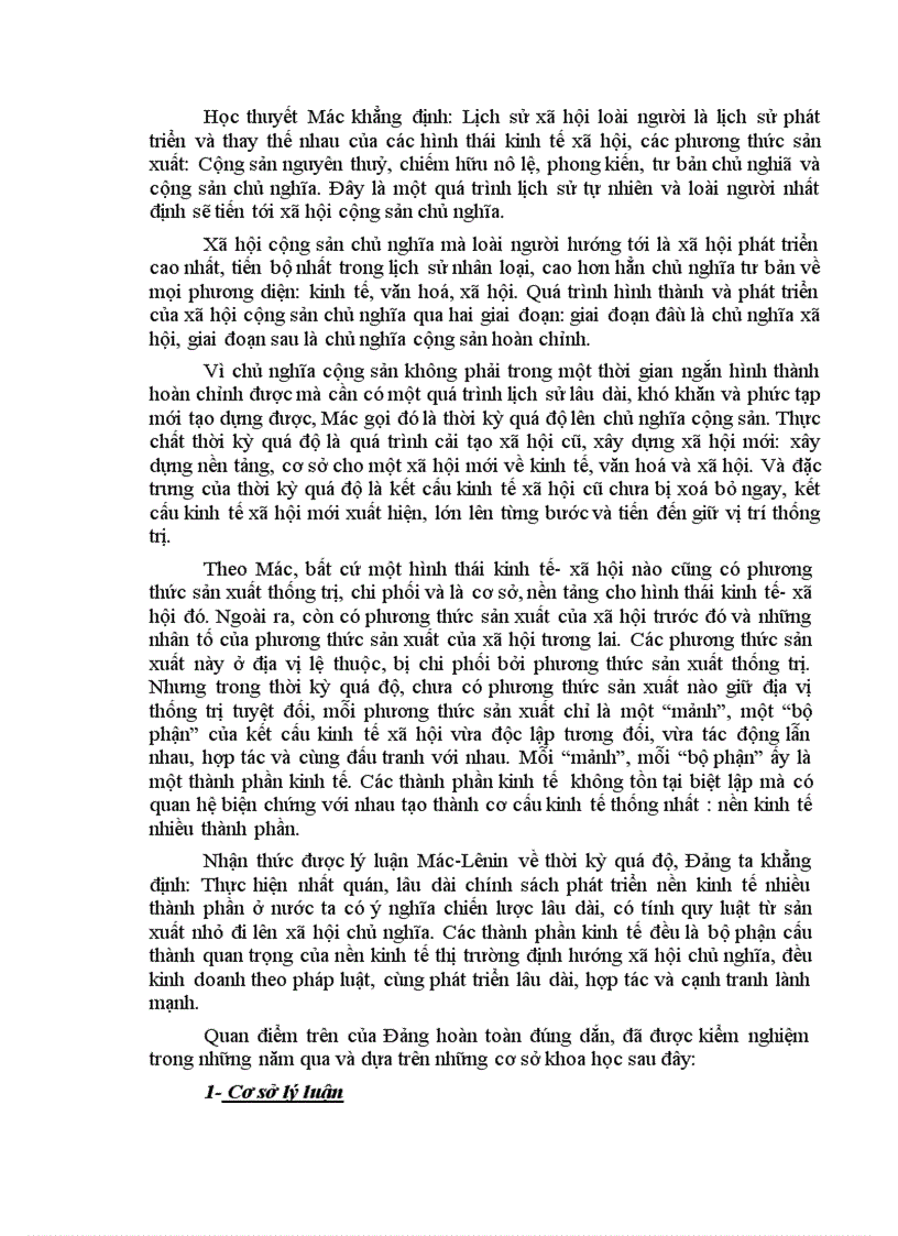 image for page Cơ sở lý luận và thực tiễn tồn tại nền kinh tế nhiều thành phần trong thời kỳ quá độ lên chủ nghĩa xã hội ở Việt Nam và nhận thức mới về vai trò chủ đạo của thành phần kinh tế