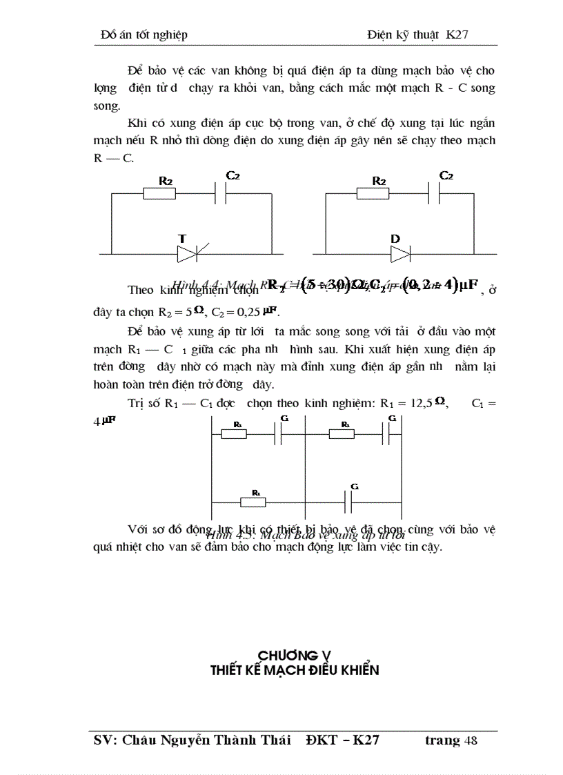 image for page Thiết kế mạch ổn định điện áp cho máy phát điện không máy phụ
