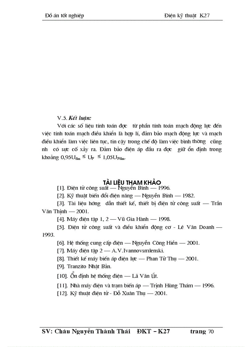 image for page Thiết kế mạch ổn định điện áp cho máy phát điện không máy phụ
