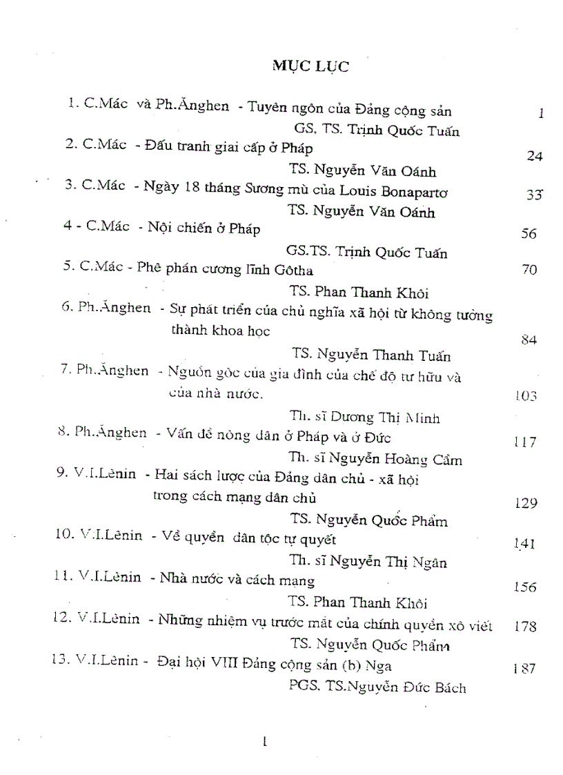 image for page Nghiên cứu một số tác phẩm kinh điển của C Mác PH Ăngghen và V I Lênin trên cơ sở nhận thức mới về chủ nghĩa xã hội khoa học