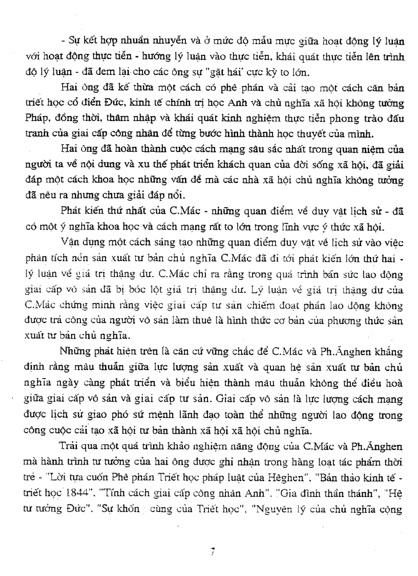 image for page Nghiên cứu một số tác phẩm kinh điển của C Mác PH Ăngghen và V I Lênin trên cơ sở nhận thức mới về chủ nghĩa xã hội khoa học