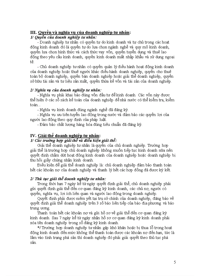 image for page Phân tích và so sánh giữa loại hình doanh nghiệp tư nhân và công ty hợp danh theo qui định của Luật Doanh nghiệp 2005