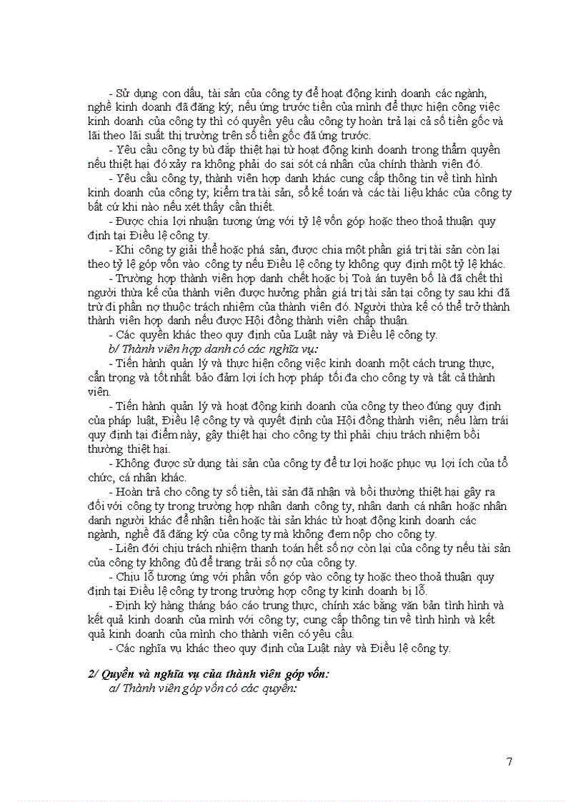 image for page Phân tích và so sánh giữa loại hình doanh nghiệp tư nhân và công ty hợp danh theo qui định của Luật Doanh nghiệp 2005