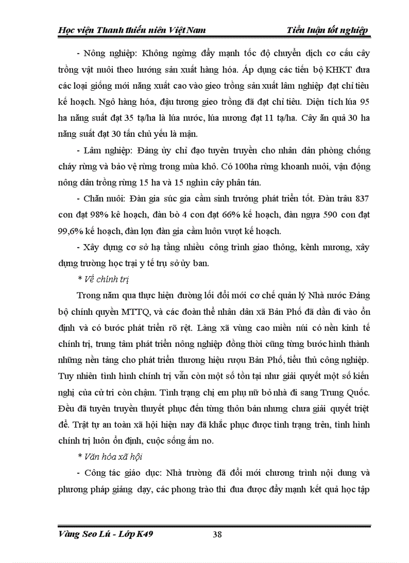 image for page Nâng cao năng lực lãnh đạo và sức chiến đấu của tổ chức cơ sở Đảng ở Đảng bộ xã Bản Phố Huyện Bắc Hà Tỉnh Lào Cai