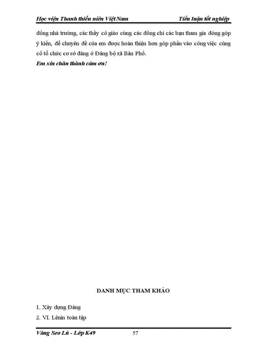 image for page Nâng cao năng lực lãnh đạo và sức chiến đấu của tổ chức cơ sở Đảng ở Đảng bộ xã Bản Phố Huyện Bắc Hà Tỉnh Lào Cai