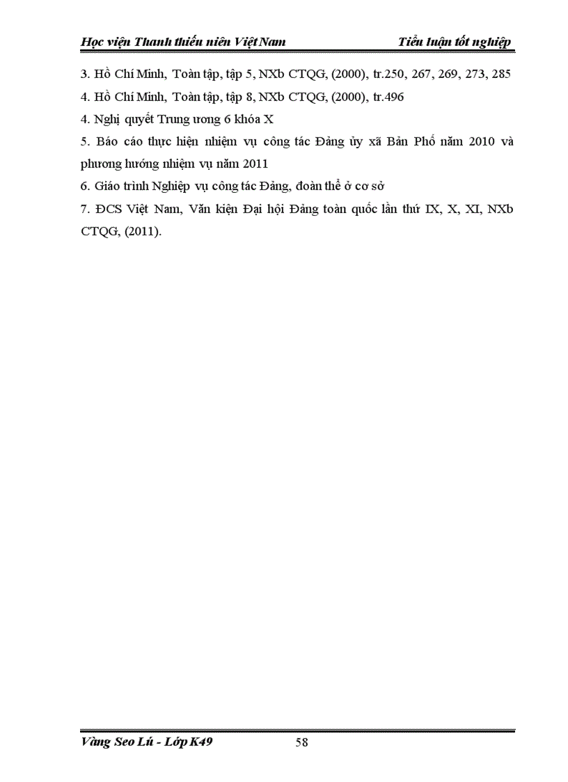 image for page Nâng cao năng lực lãnh đạo và sức chiến đấu của tổ chức cơ sở Đảng ở Đảng bộ xã Bản Phố Huyện Bắc Hà Tỉnh Lào Cai
