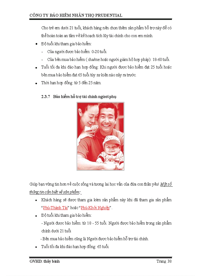 image for page Thực tập tại công ty bảo hiểm Prudential