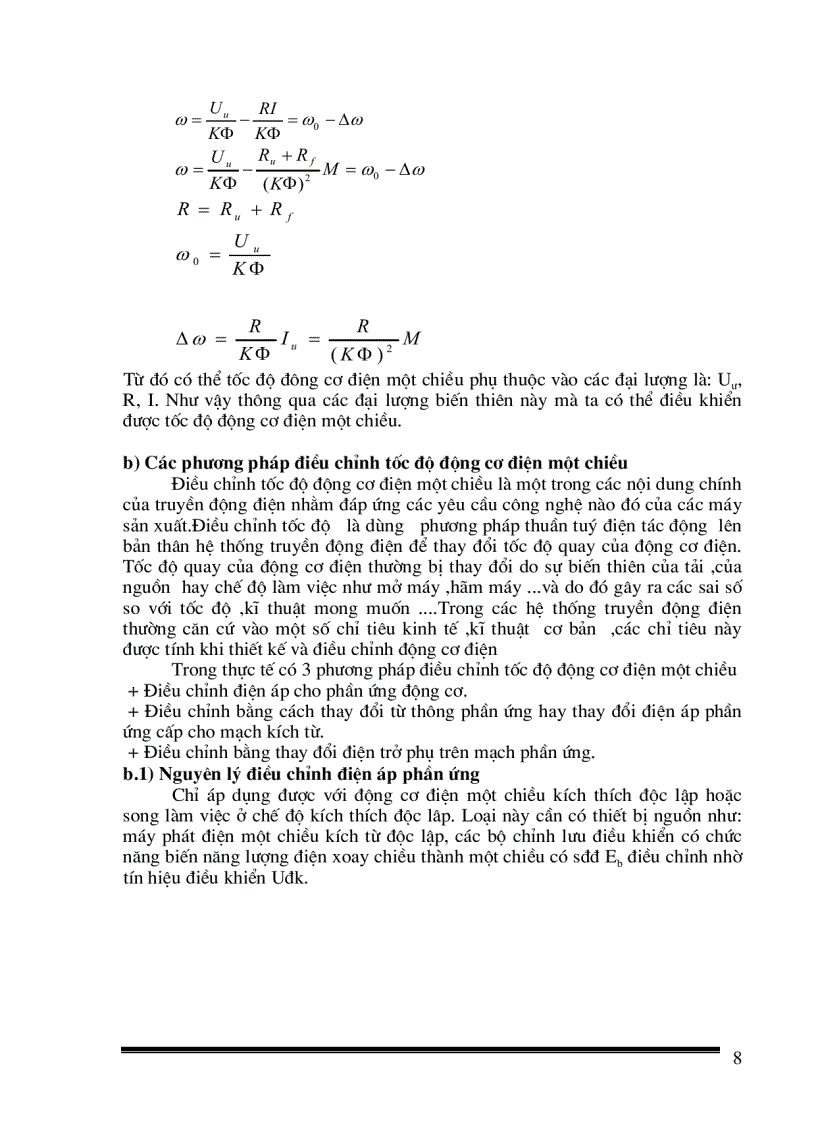 image for page Thiết kế bộ băm xung một chiều có đảo chiều theo nguyên tắc đối xứng để điều chỉnh tốc độ động cơ một chiều kích từ nam châm vĩnh cửu với số liệu cho trước