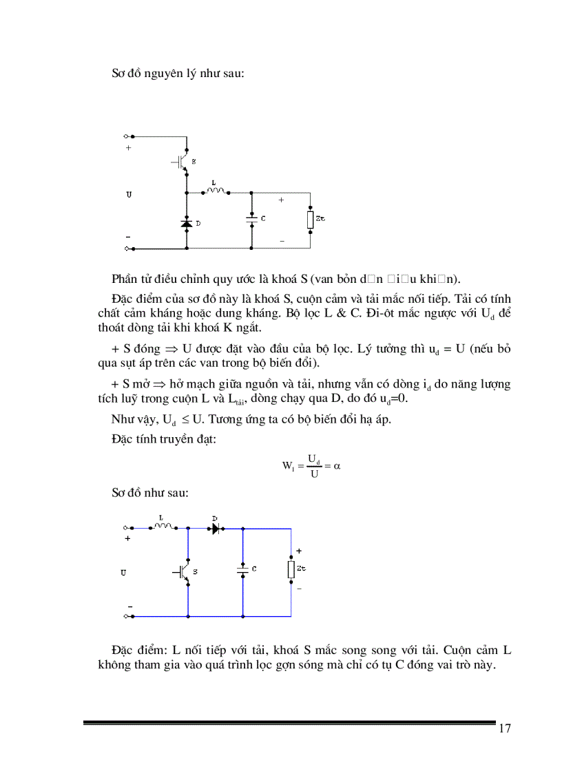 image for page Thiết kế bộ băm xung một chiều có đảo chiều theo nguyên tắc đối xứng để điều chỉnh tốc độ động cơ một chiều kích từ nam châm vĩnh cửu với số liệu cho trước