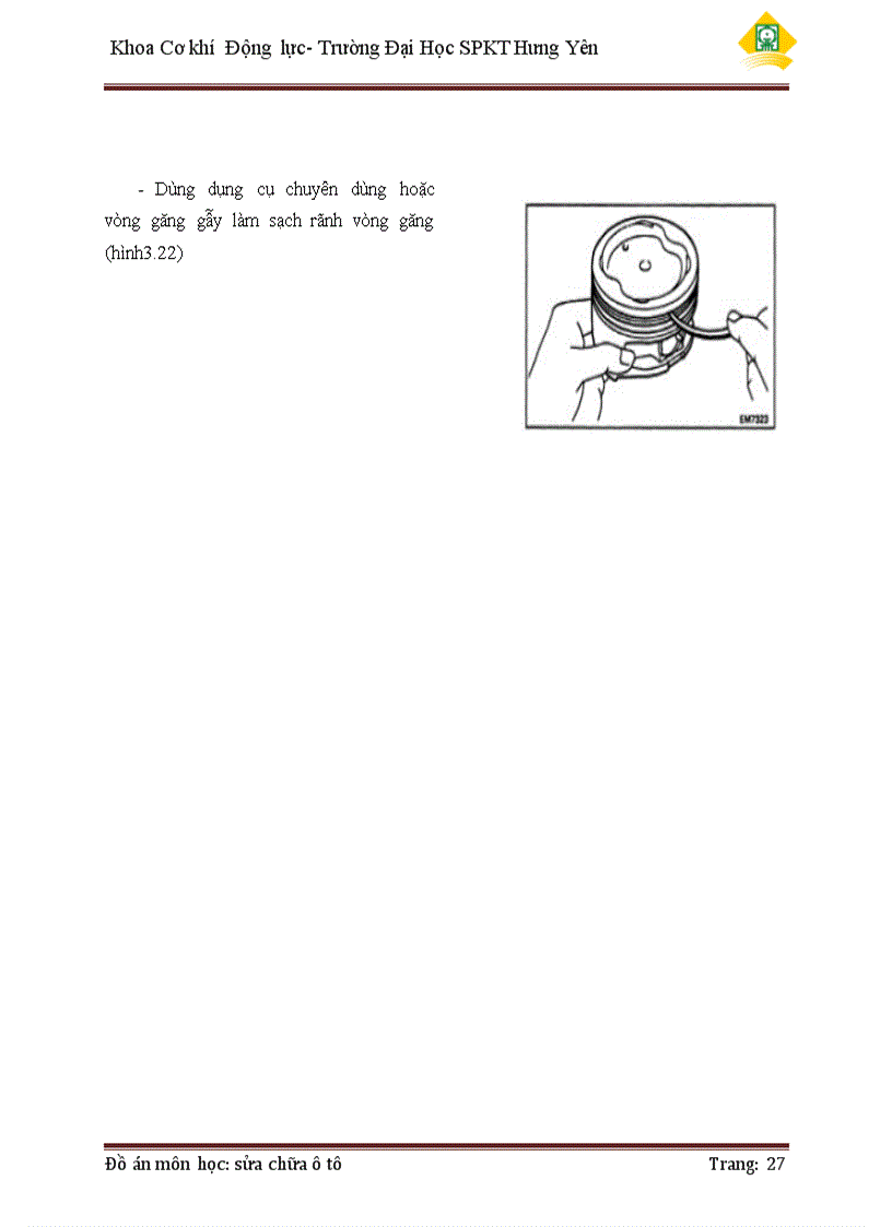 image for page Xây dựng quy trình kiểm tra sửa chữa nhóm piston