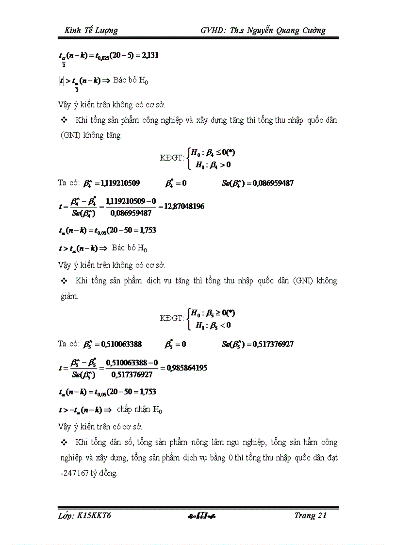 image for page Nghiên cứu sự ảnh hưởng của các yếu tố đến tổng thu nhập Việt Nam từ năm 1990 đến 2009