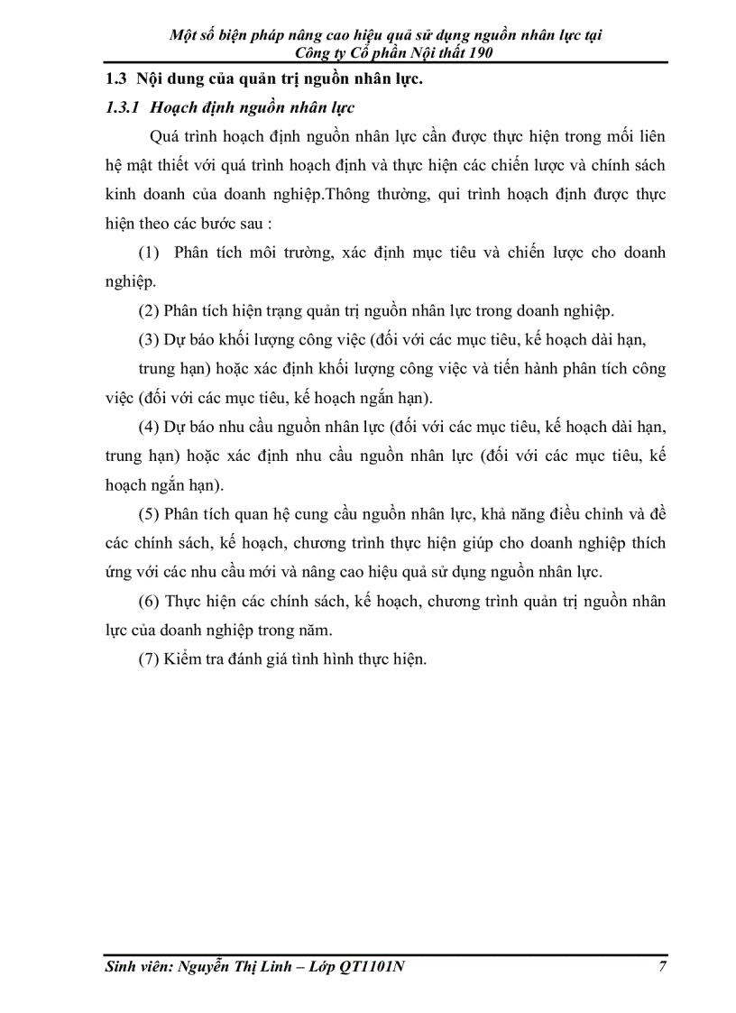 image for page Một số biện pháp nâng cao hiệu quả sử dụng nguồn nhân lực tại Công ty Cổ phần Nội thất 190