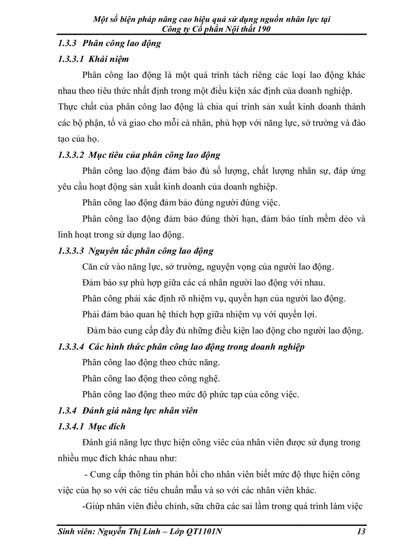 image for page Một số biện pháp nâng cao hiệu quả sử dụng nguồn nhân lực tại Công ty Cổ phần Nội thất 190