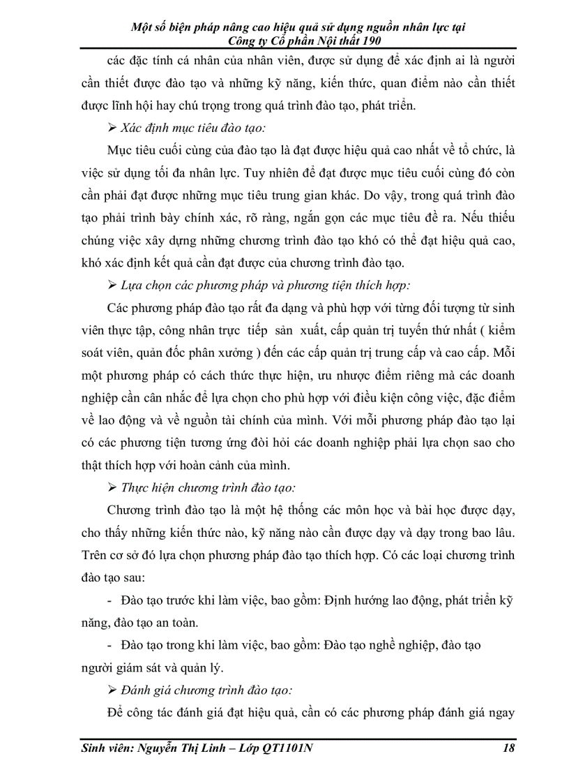 image for page Một số biện pháp nâng cao hiệu quả sử dụng nguồn nhân lực tại Công ty Cổ phần Nội thất 190