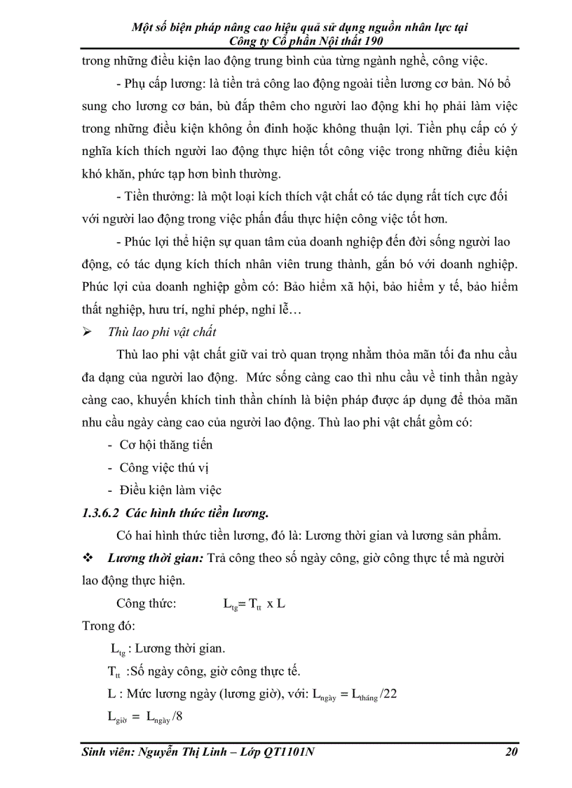image for page Một số biện pháp nâng cao hiệu quả sử dụng nguồn nhân lực tại Công ty Cổ phần Nội thất 190
