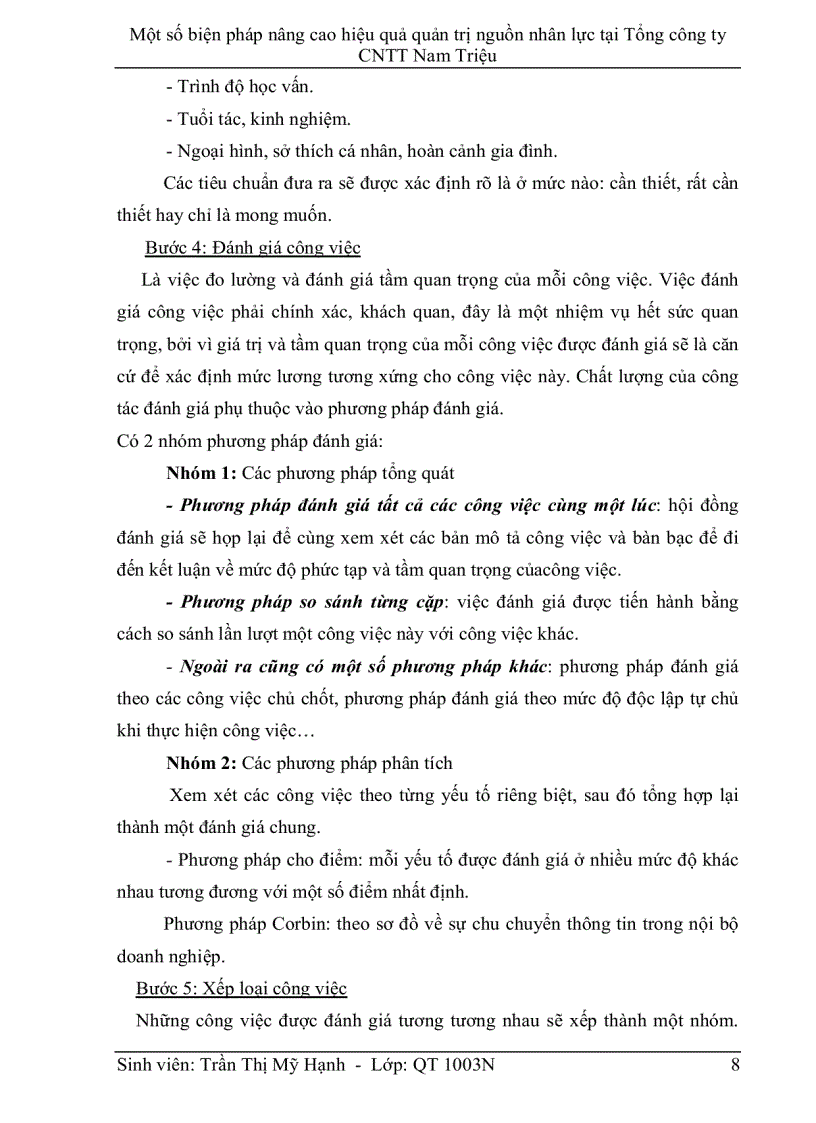 image for page Một số biện pháp nâng cao hiệu quả quản trị nguồn nhân lực tại Tổng công ty CNTT Nam Triệu