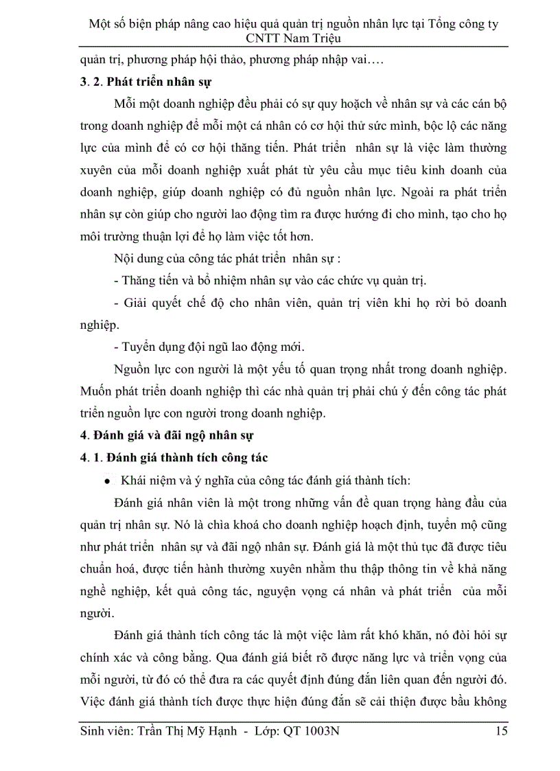 image for page Một số biện pháp nâng cao hiệu quả quản trị nguồn nhân lực tại Tổng công ty CNTT Nam Triệu