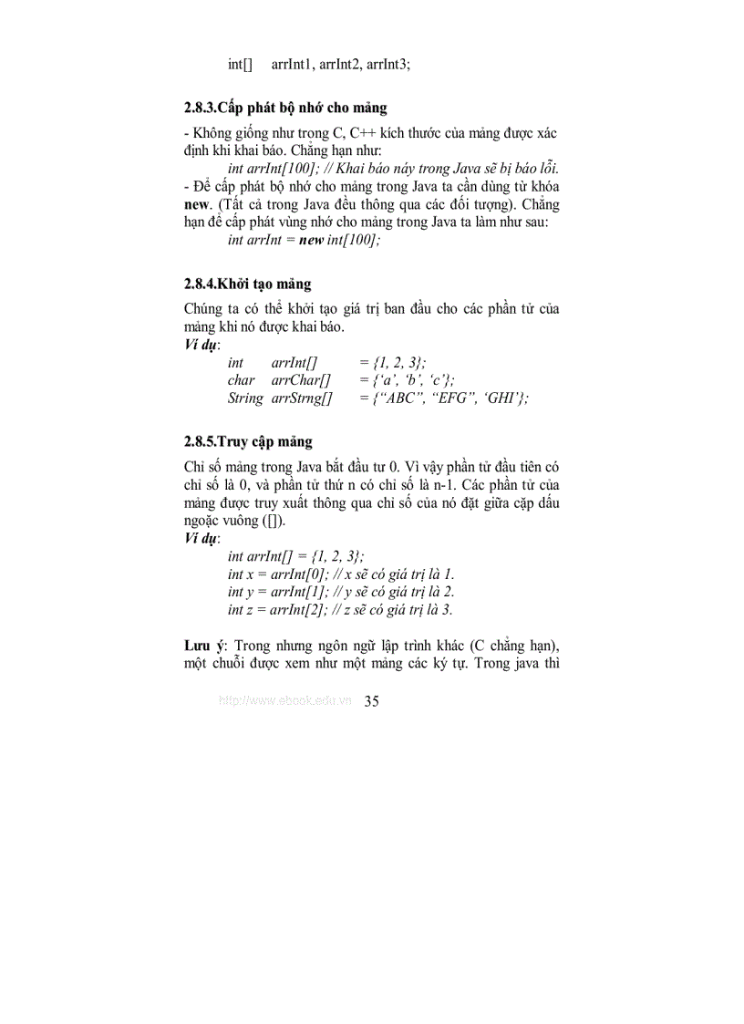 image for page Ngôn ngữ lập trình Java 205 trang