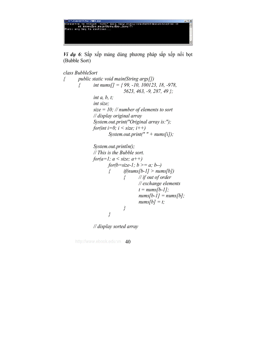 image for page Ngôn ngữ lập trình Java 205 trang