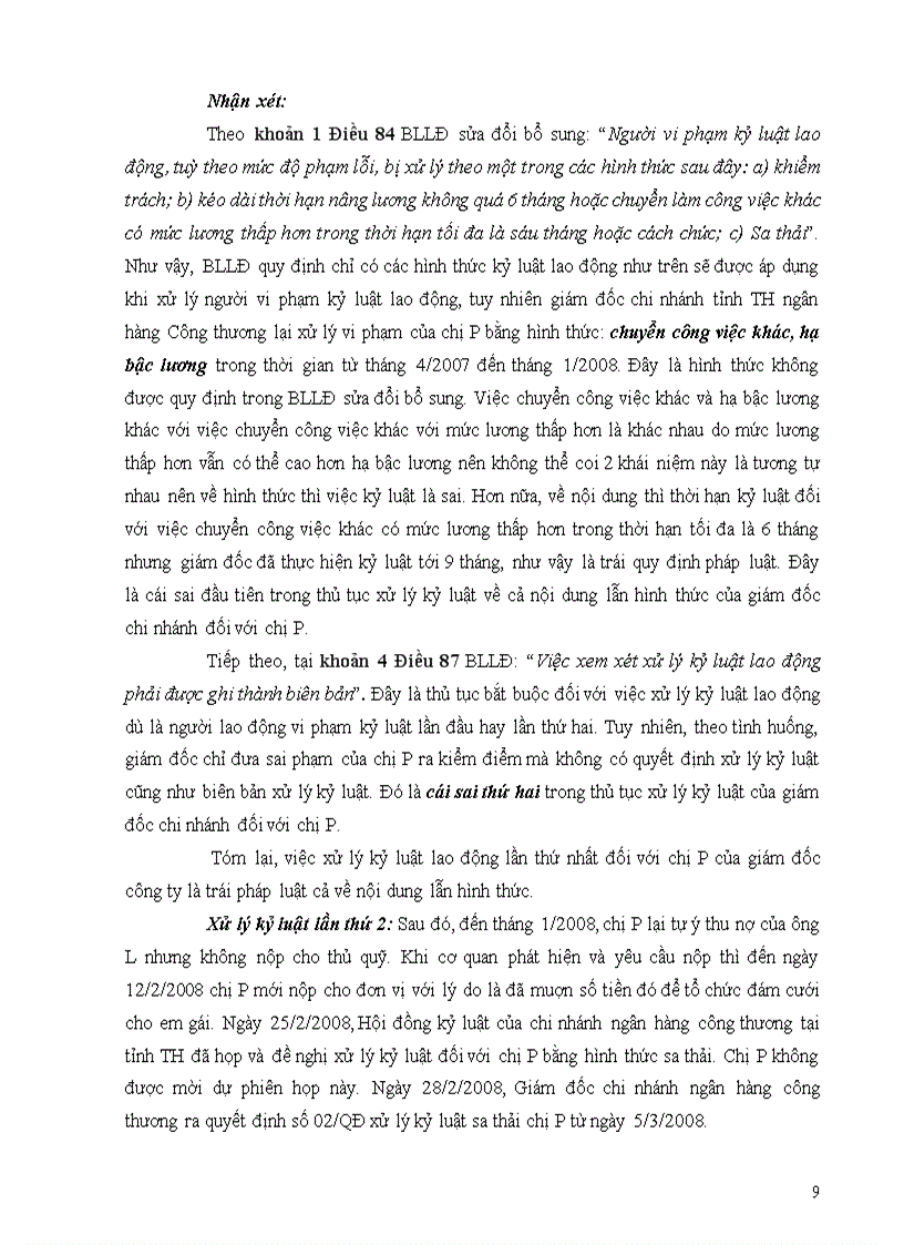 image for page Bài tập học kì môn Luật lao động 8 điểm