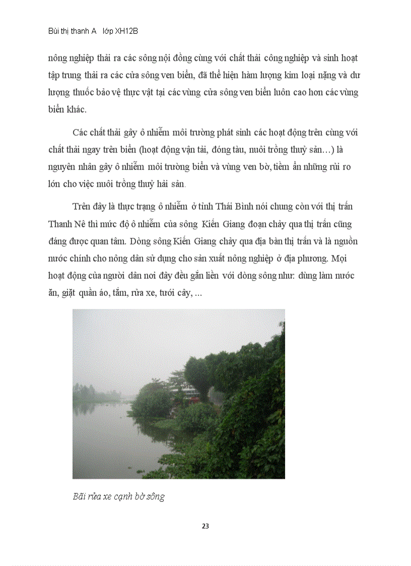 image for page Nhận thức và nhu cầu bảo vệ nguồn nước của người dân nông thôn hiện nay nghiên cứu tại Thanh Nê Kiến Xương Thái Bình