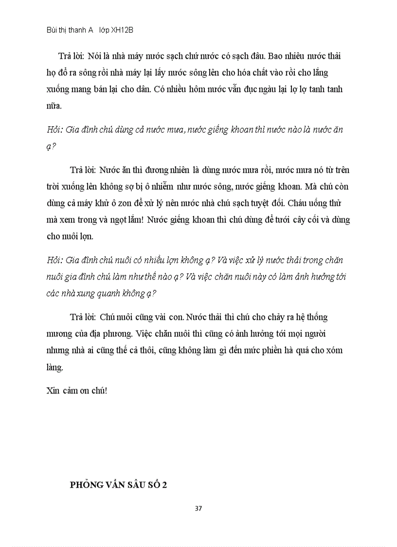 image for page Nhận thức và nhu cầu bảo vệ nguồn nước của người dân nông thôn hiện nay nghiên cứu tại Thanh Nê Kiến Xương Thái Bình