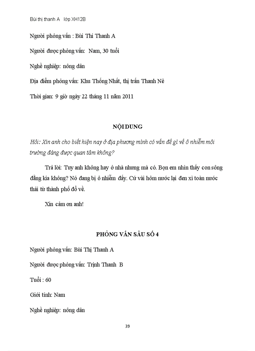 image for page Nhận thức và nhu cầu bảo vệ nguồn nước của người dân nông thôn hiện nay nghiên cứu tại Thanh Nê Kiến Xương Thái Bình