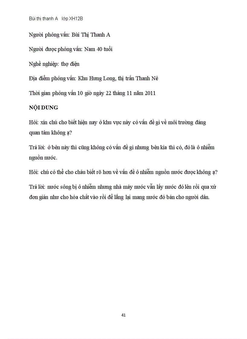 image for page Nhận thức và nhu cầu bảo vệ nguồn nước của người dân nông thôn hiện nay nghiên cứu tại Thanh Nê Kiến Xương Thái Bình