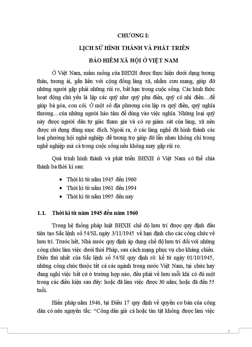 image for page Tiểu luận lý thuyết bảo hiểm Lịch sử hình thành và phát triển của Bảo hiểm xã hội Việt Nam giai đoạn từ năm 1945 đến nay