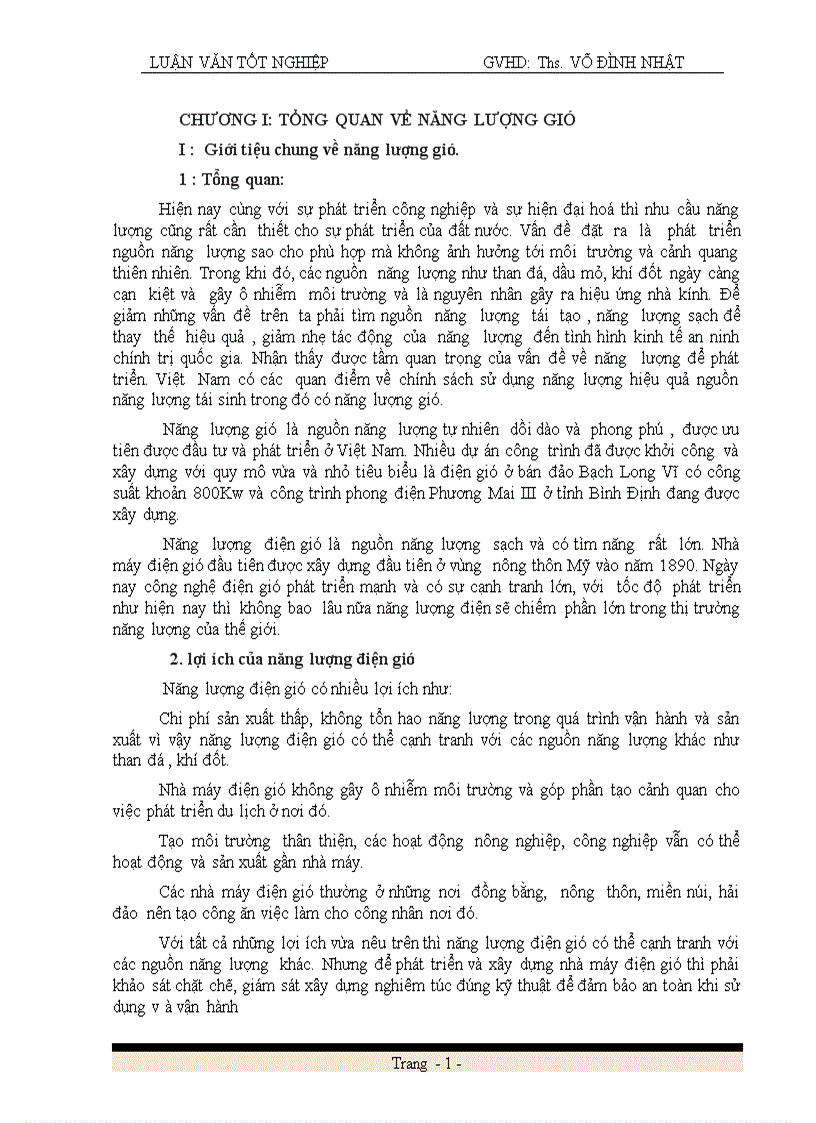 image for page Nghiên cứu tổng quan về năng lượng gió và nhà máy điện gió Phương Mai Việt Nam