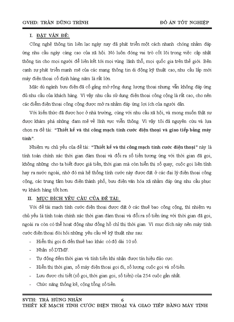 image for page Thiết kế và thi công mạch tính cước điện thoại và giao tiếp bằng máy tính
